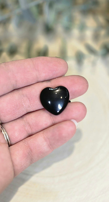 Coeur en Obsidienne
