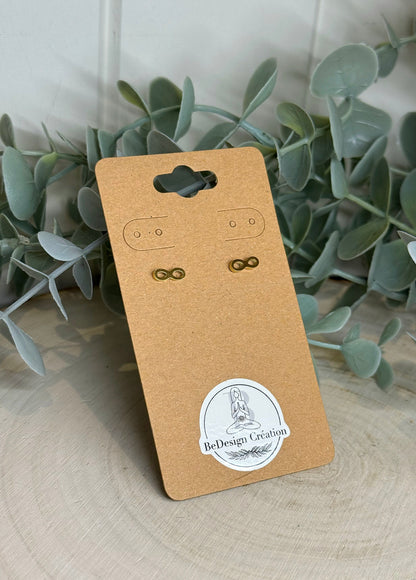 Boucles d’oreilles Infini gold