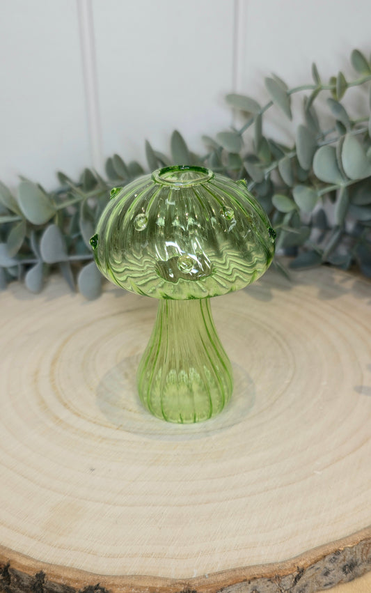 Vase champignon vert