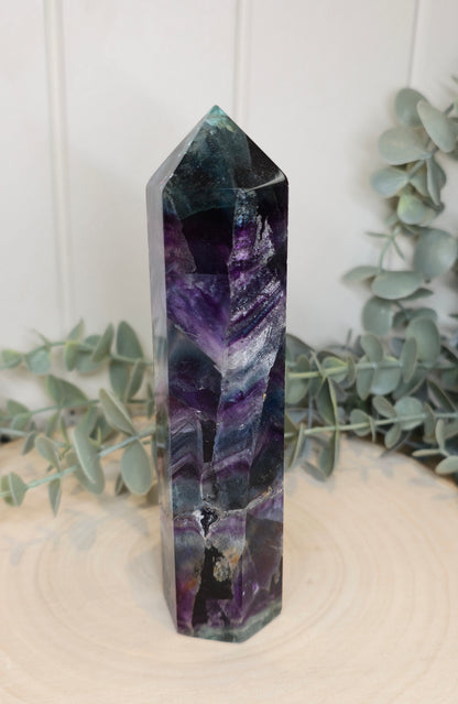 Pointe en Fluorite *réparée*