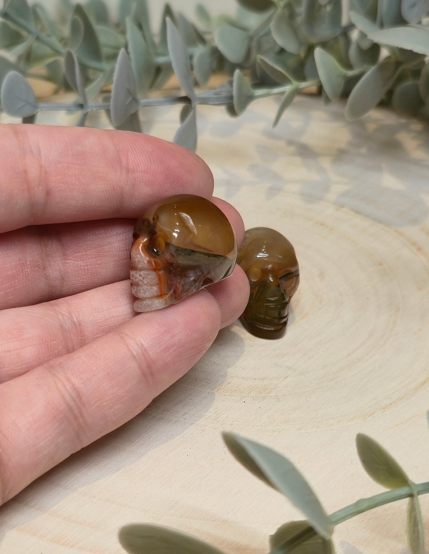 Mini Crâne en Sardonyx