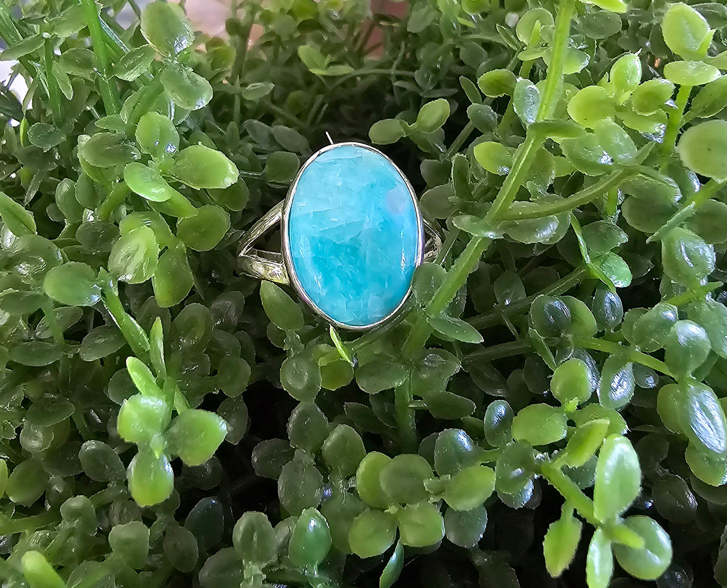 Bague Amazonite