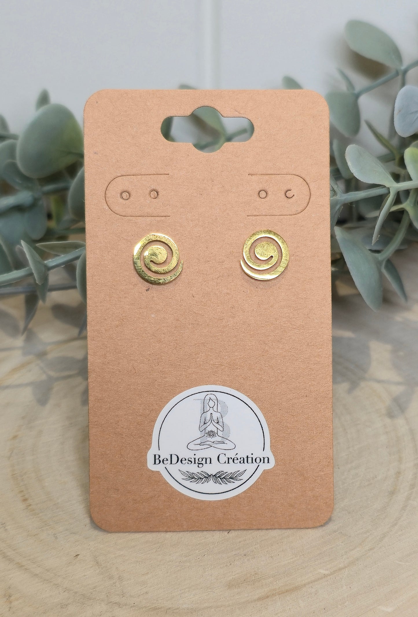 Boucles d’oreilles Vortex gold