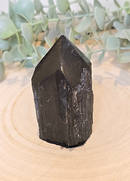 Pointe Tourmaline noire brute