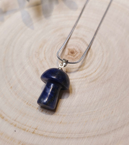 Collier Champignon Sodalite