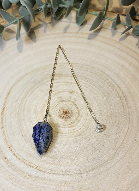Pendule Lapis Lazuli diamand