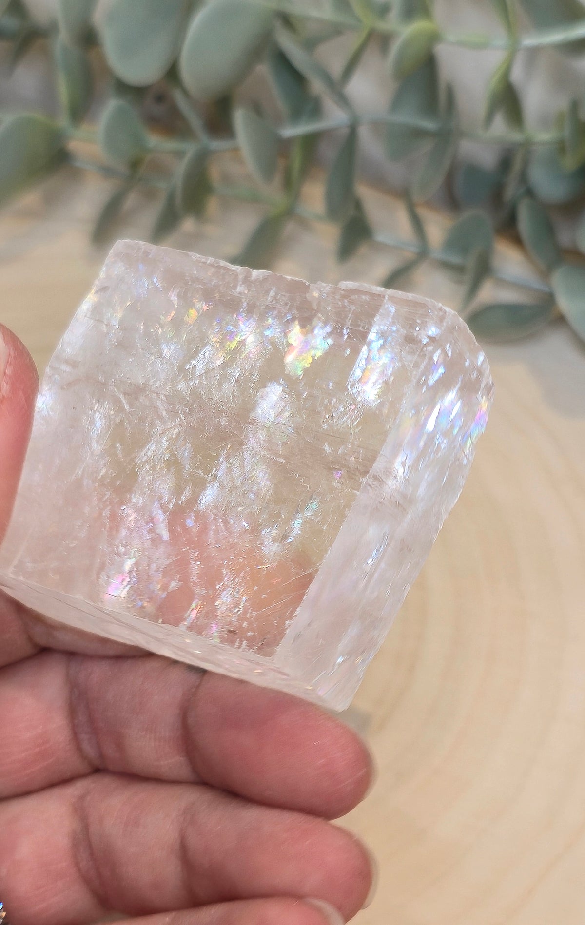 Cube de Calcite optique claire