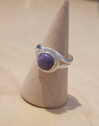 Bague Charoïte