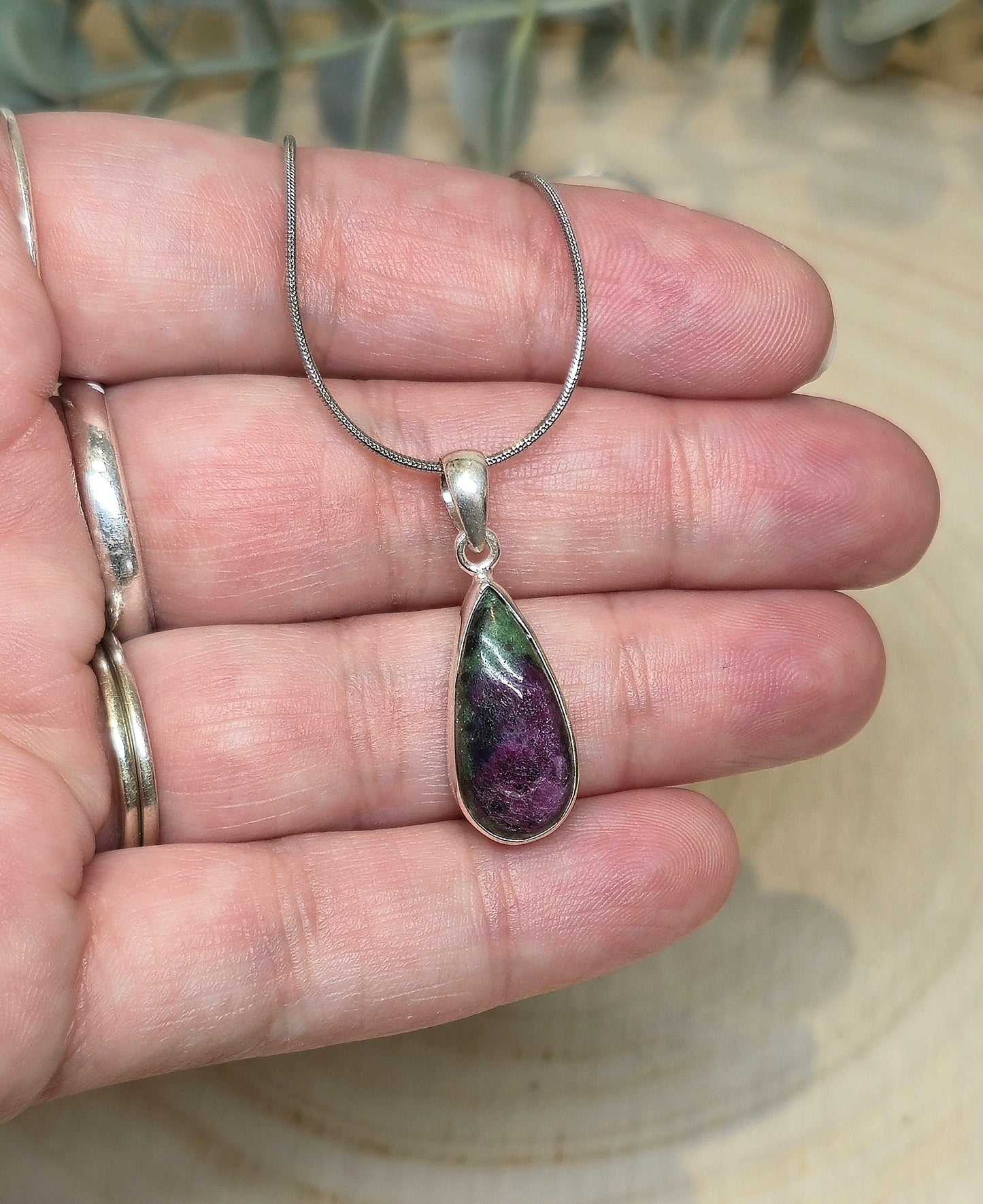 Collier Rubis Zoïsite