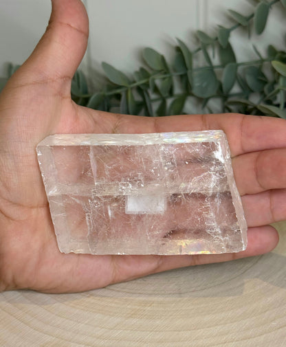 Cube de Calcite optique claire