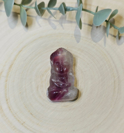 Bouddha Fluorite de poche