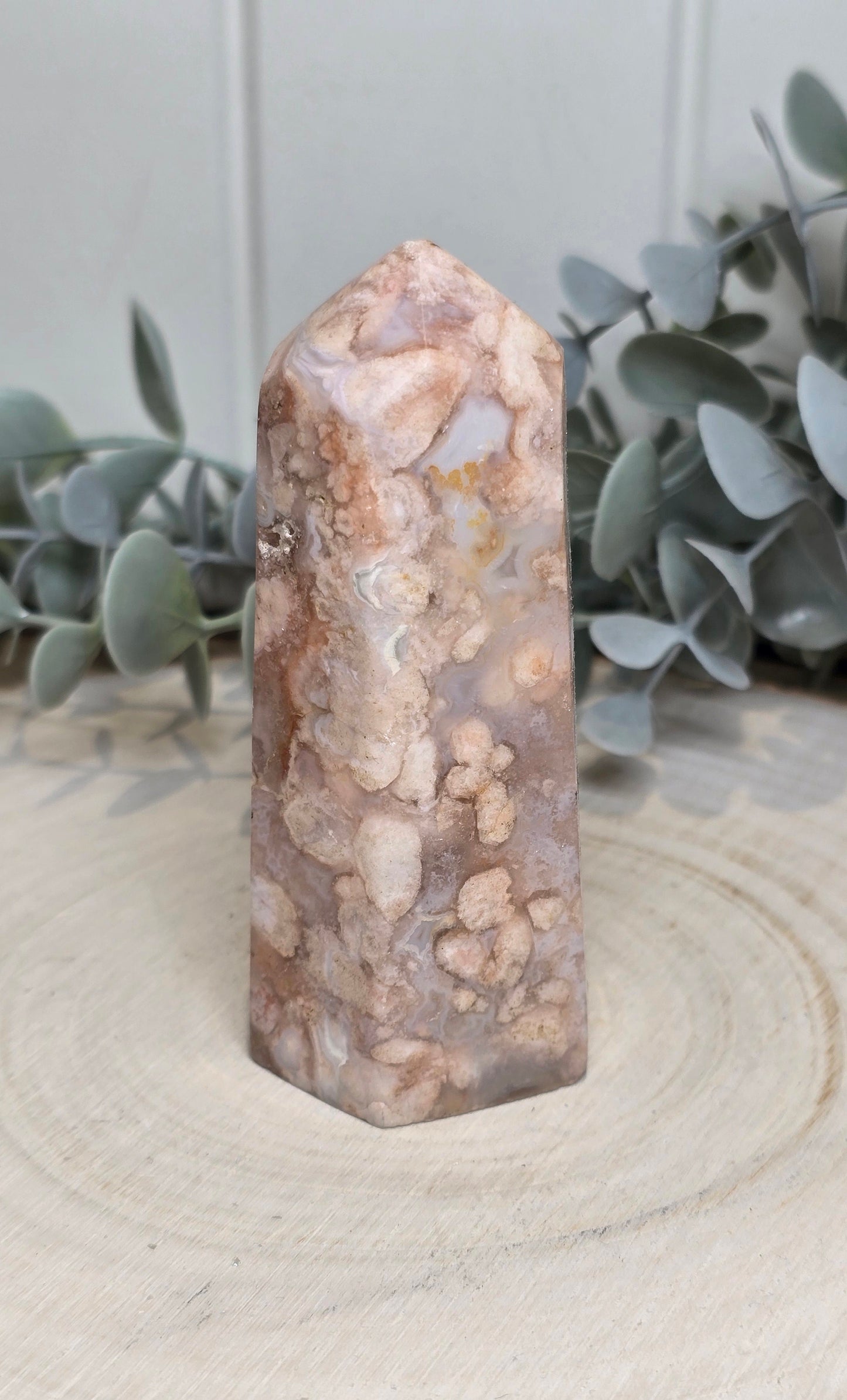 Pointe en Agate fleur de Madagascar