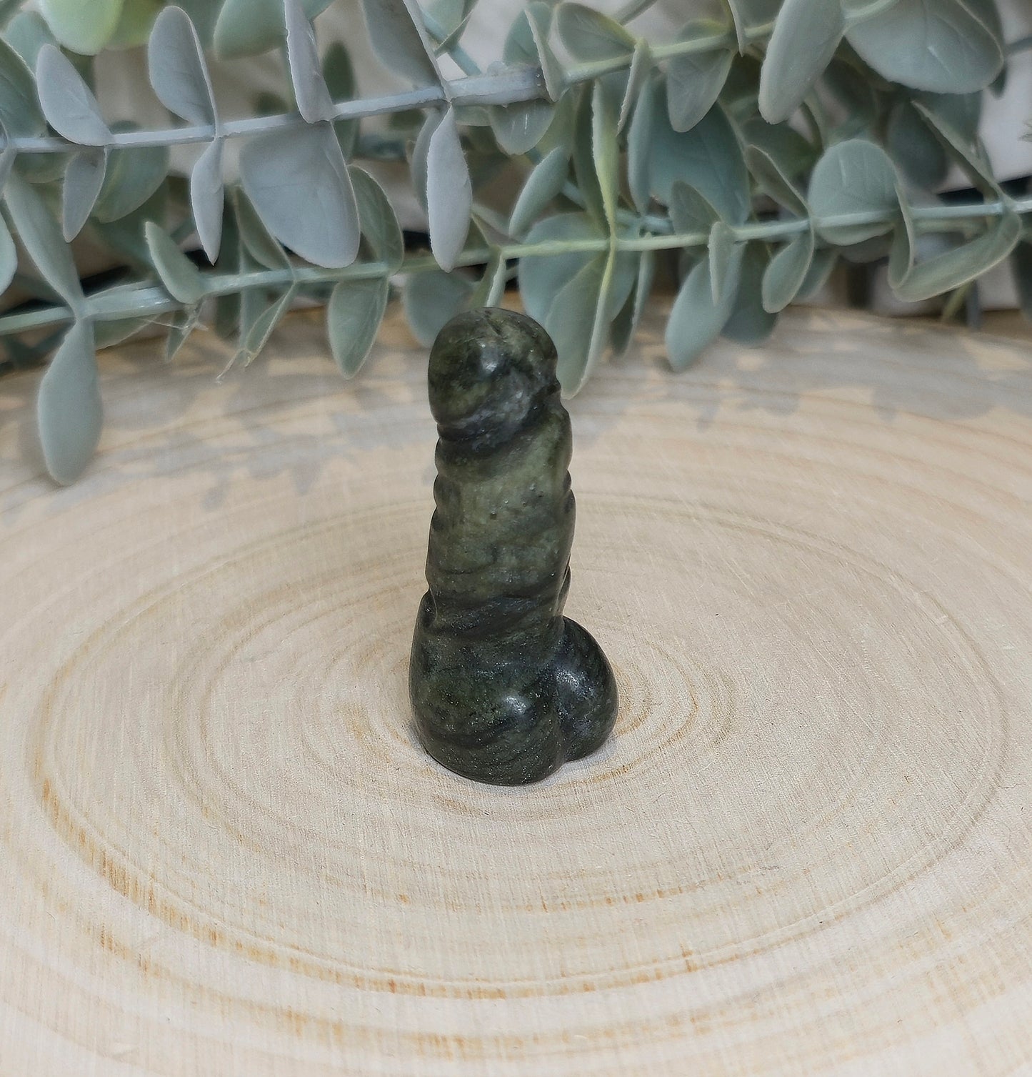 Pénis en Jade vert