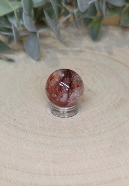 Sphère Quartz feu
