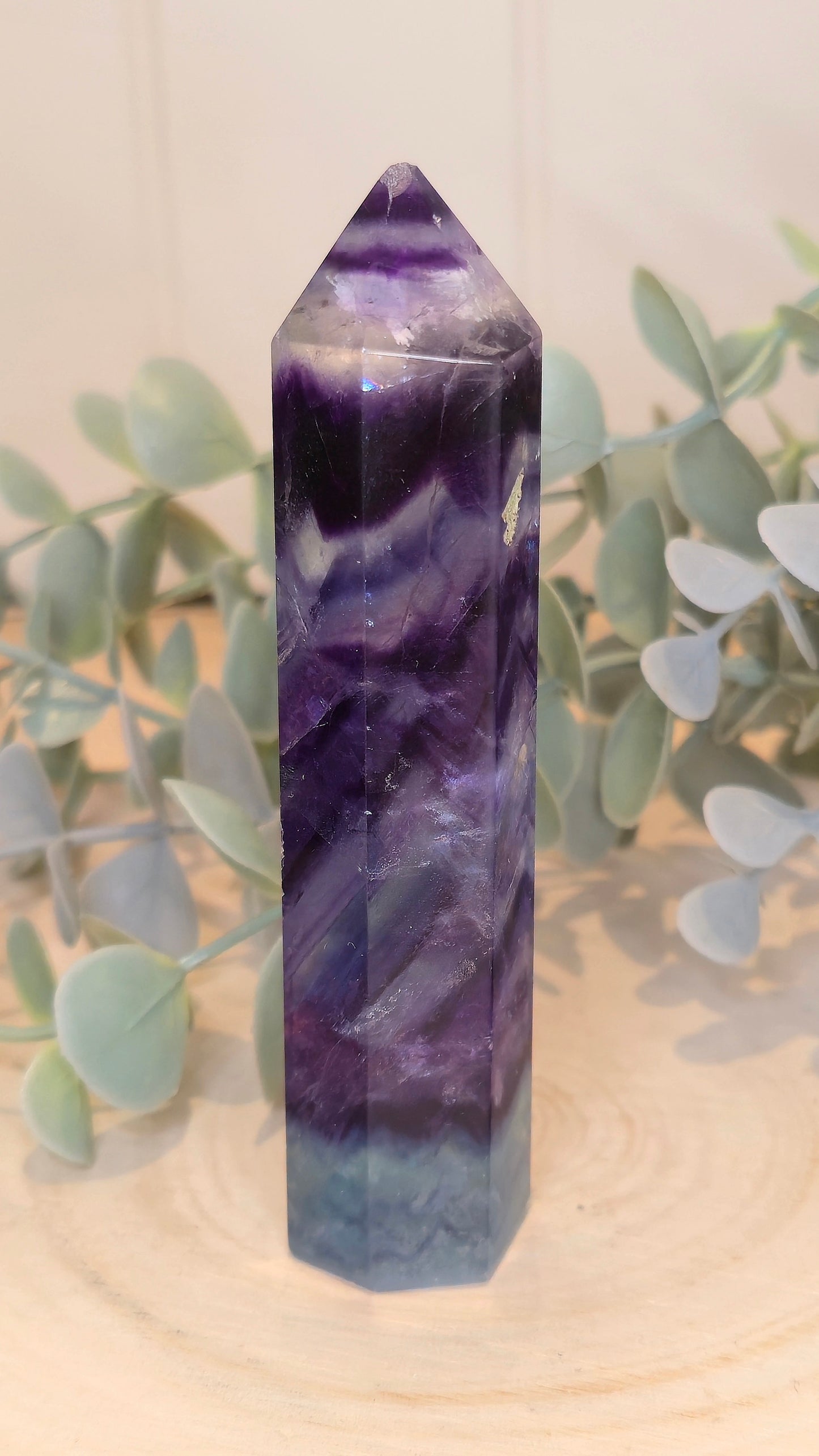 Pointe en Fluorite