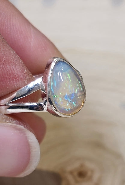 Bague Opale d'Éthiopie