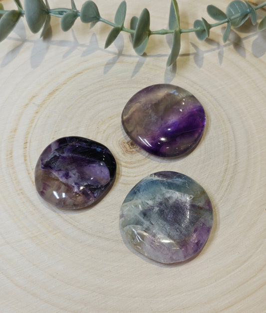 Pierre de paume mince Fluorite