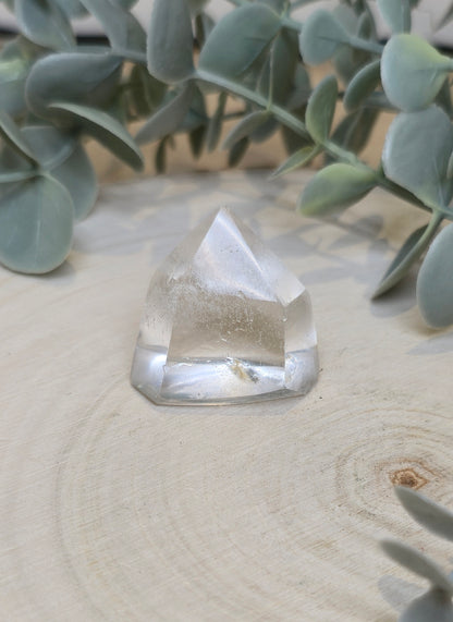 Pointe en Quartz clair de Madagascar