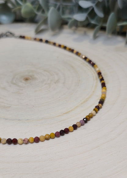 Collier Jaspe Mookaïte