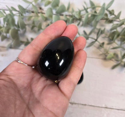 Oeuf de Yoni Obsidienne