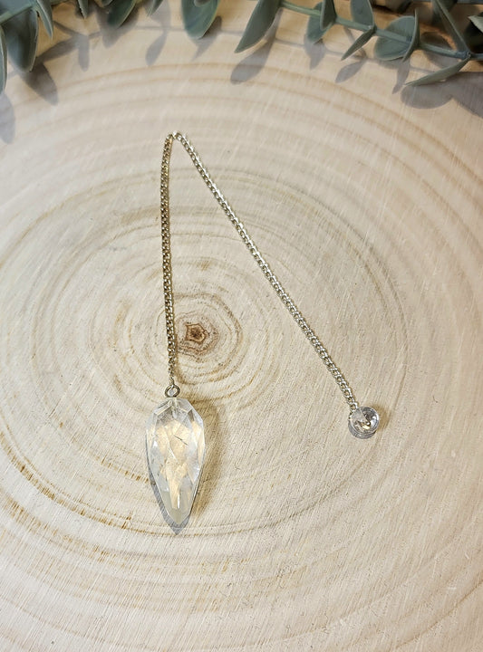 Pendule Quartz clair diamand