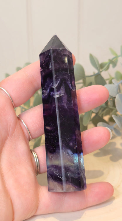Pointe en Fluorite