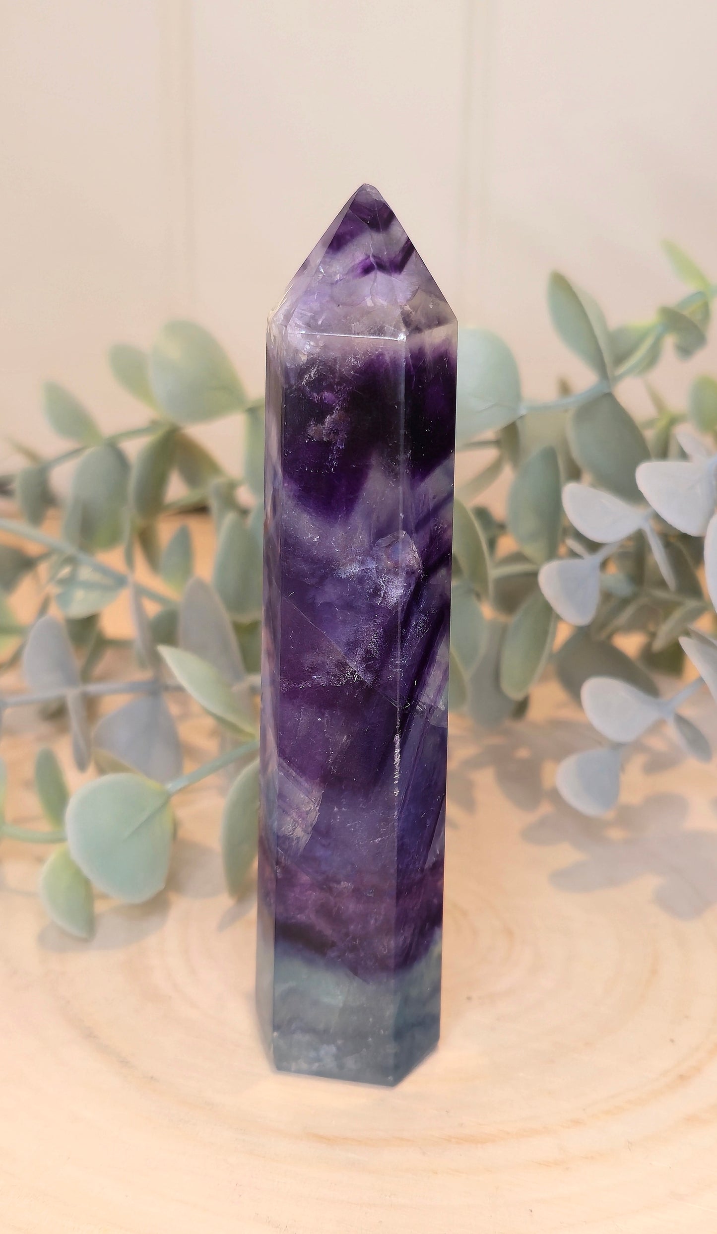 Pointe en Fluorite