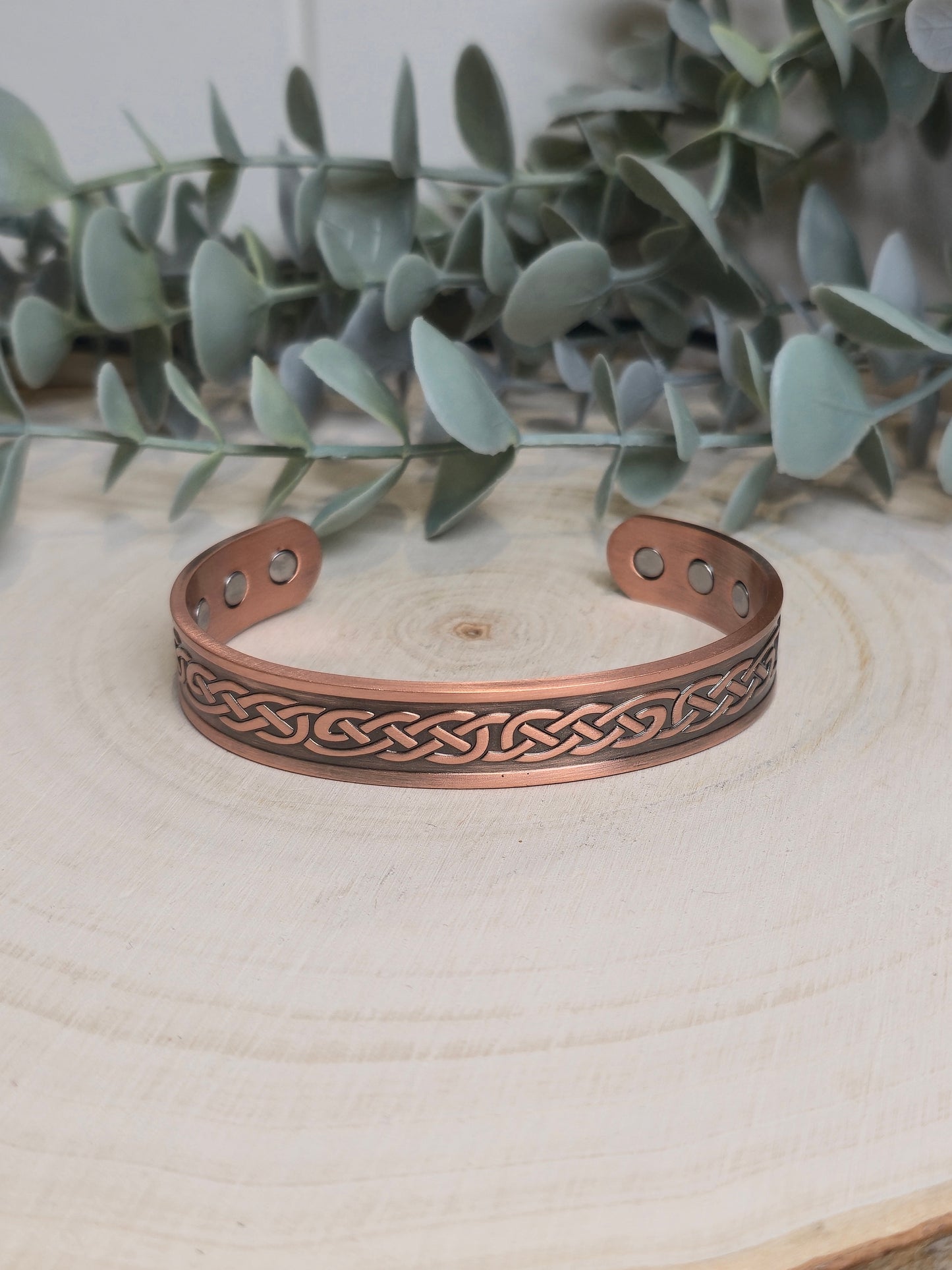 Bracelet de cuivre magnétique Noeuds celtiques