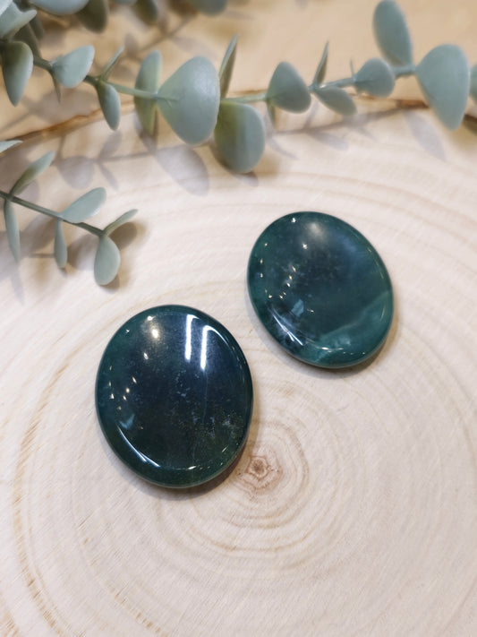 Agate mousse Worry stone