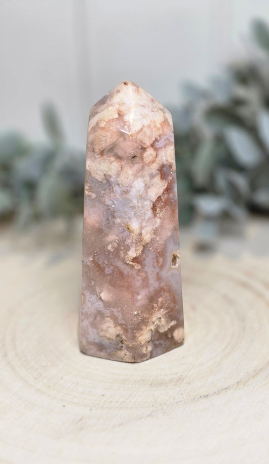 Pointe en Agate fleur de Madagascar