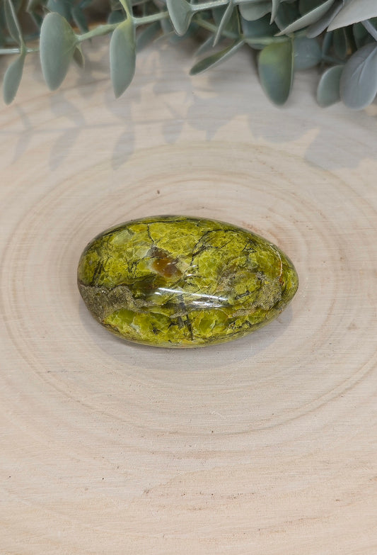 Pierre de paume en Opale verte