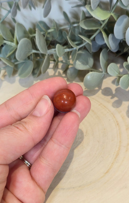 Sphère Jaspe rouge