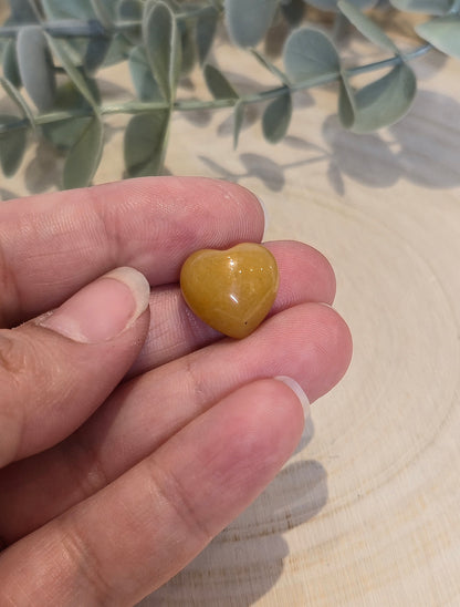Mini Coeur en Aventurine jaune