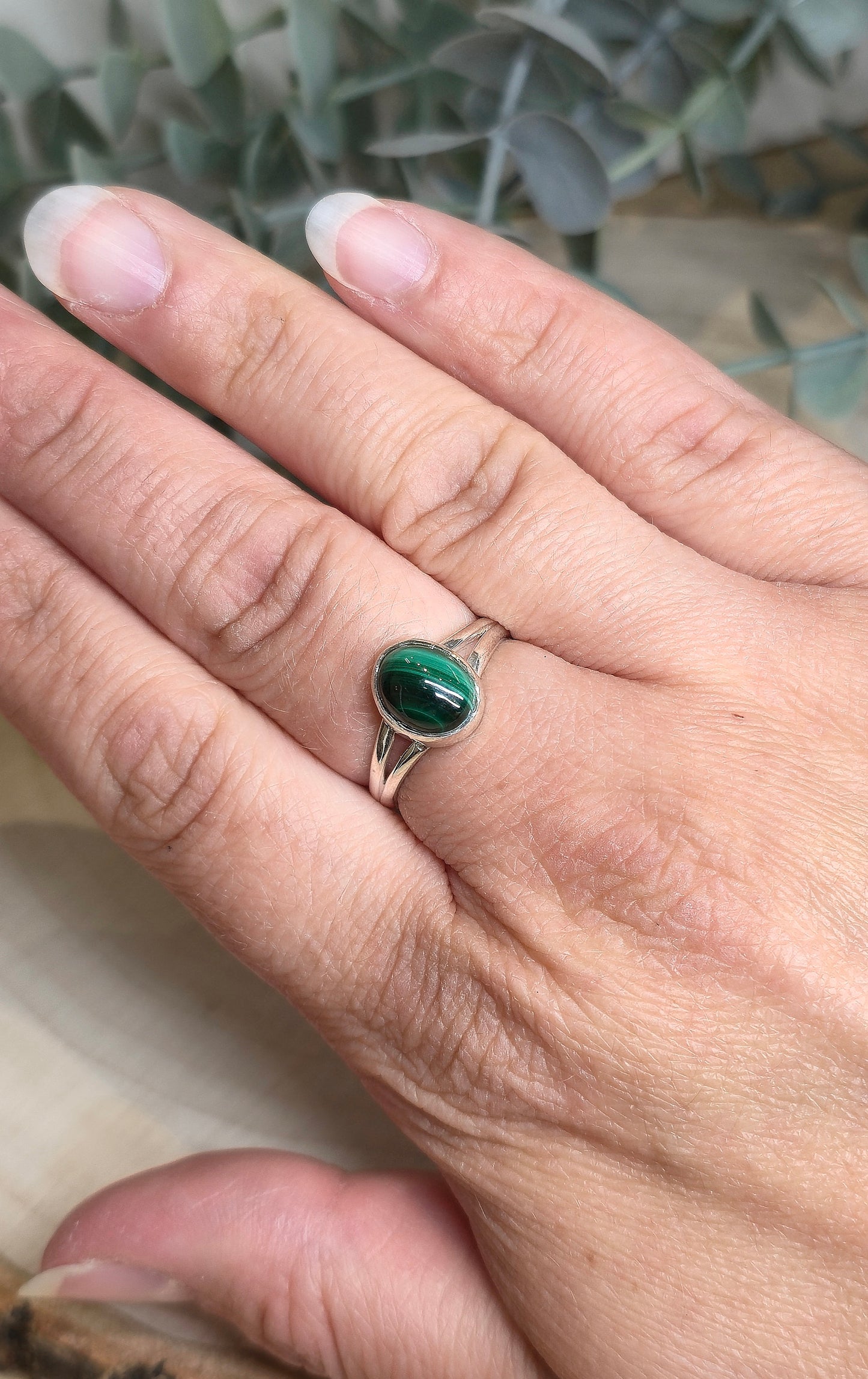 Bague Malachite