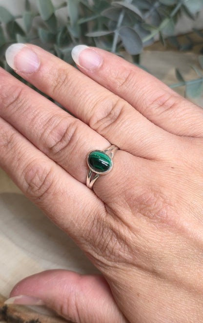 Bague Malachite