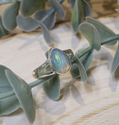 Bague Opale d'Éthiopie