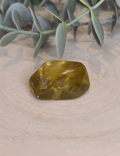 Citrine naturelle du Brésil grade extra barattée