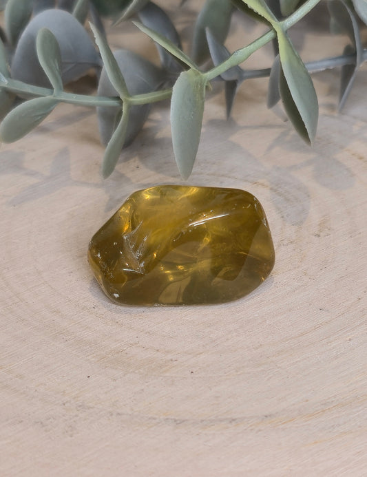Citrine naturelle du Brésil grade extra barattée