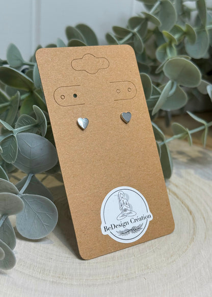 Boucles d’oreilles Coeur plein