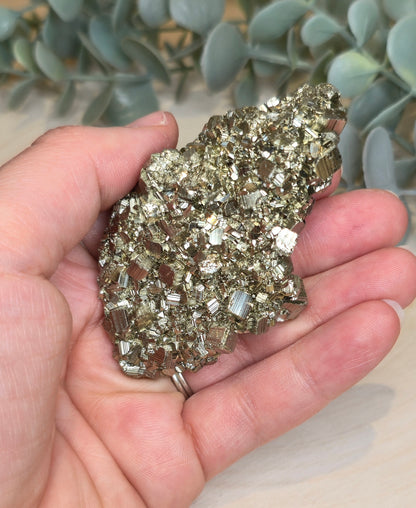 Pyrite brute du Pérou