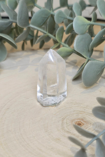 Pointe en Quartz clair de Madagascar