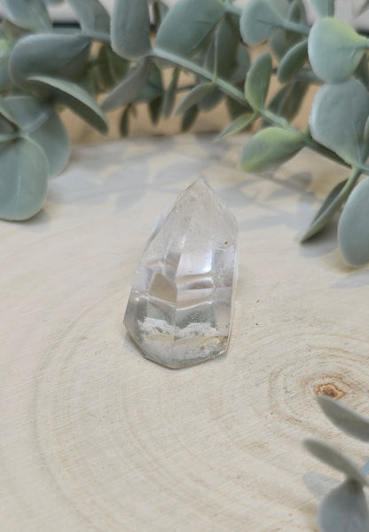 Pointe en Quartz clair de Madagascar