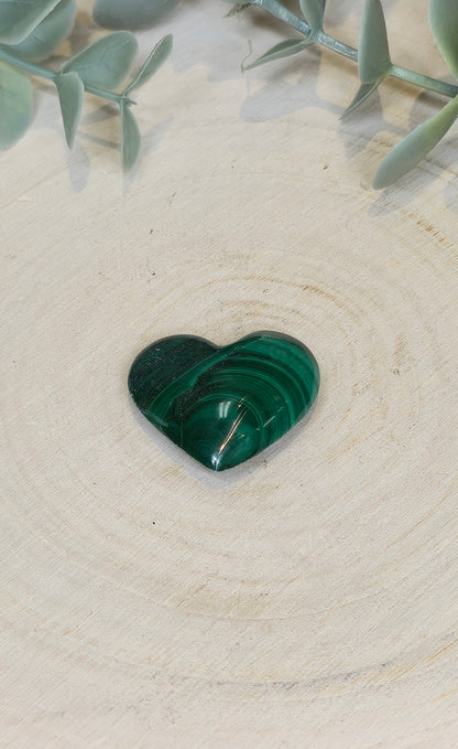Coeur en Malachite