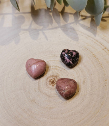 Mini Coeur en Rhodonite