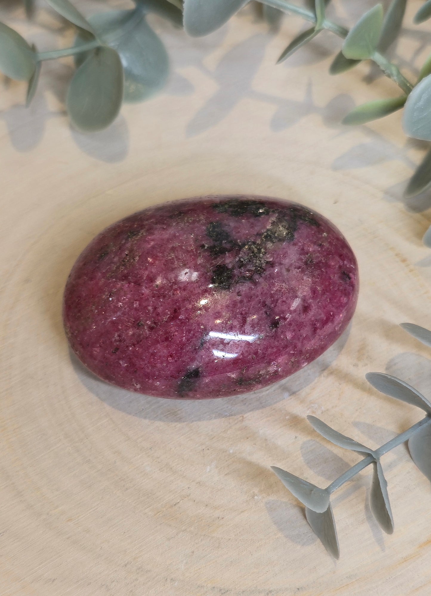 Pierre de paume Rhodonite