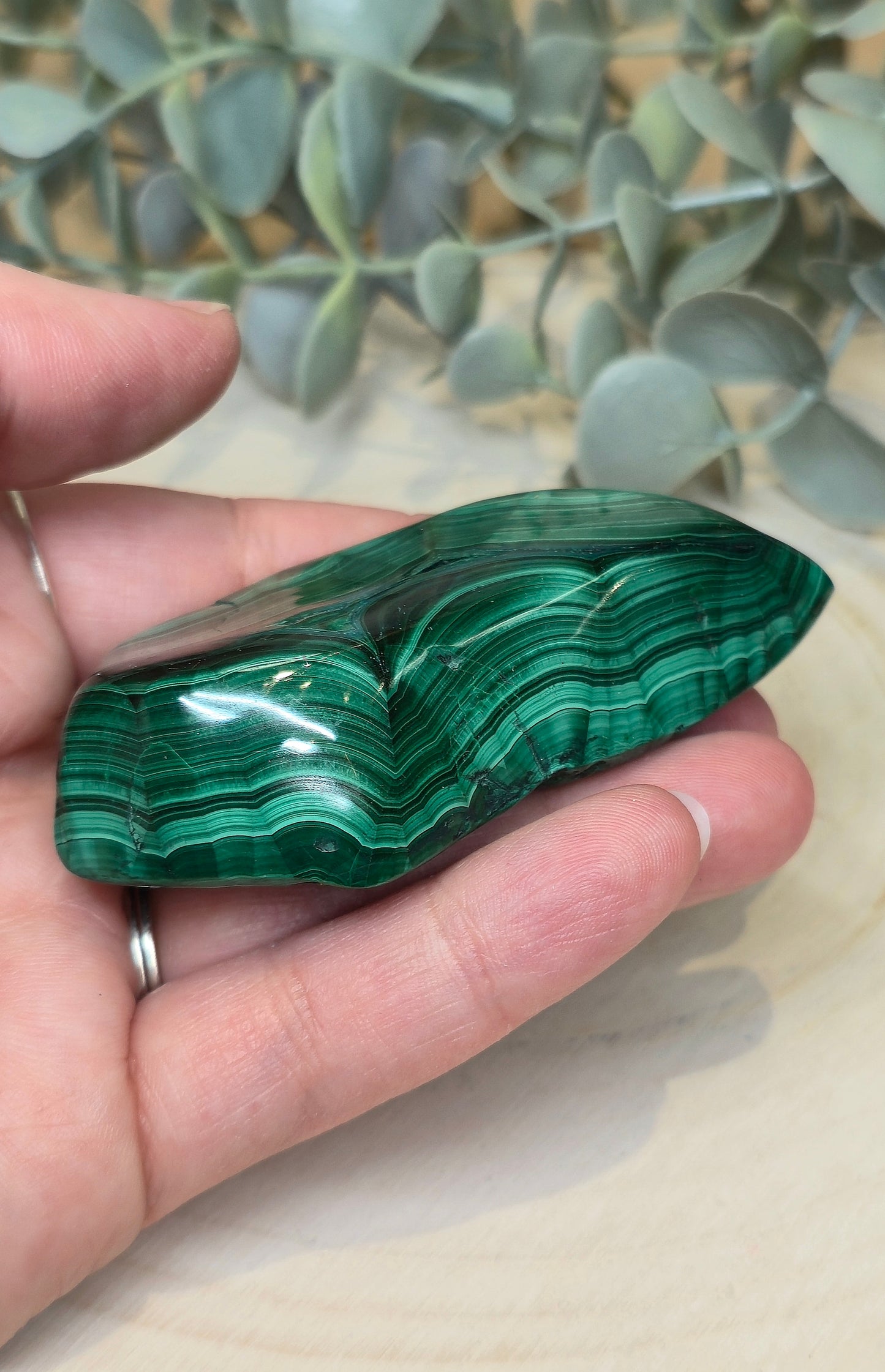 Freeform Malachite