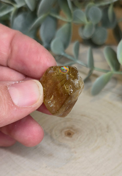 Citrine naturelle du Brésil grade extra barattée