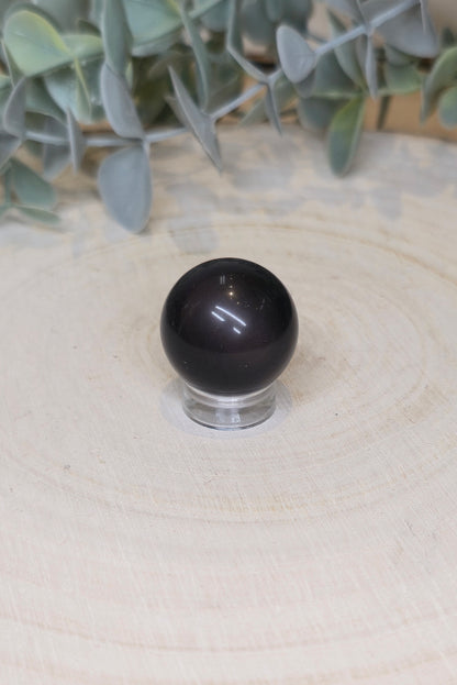 Sphère Obsidienne arc-en-ciel