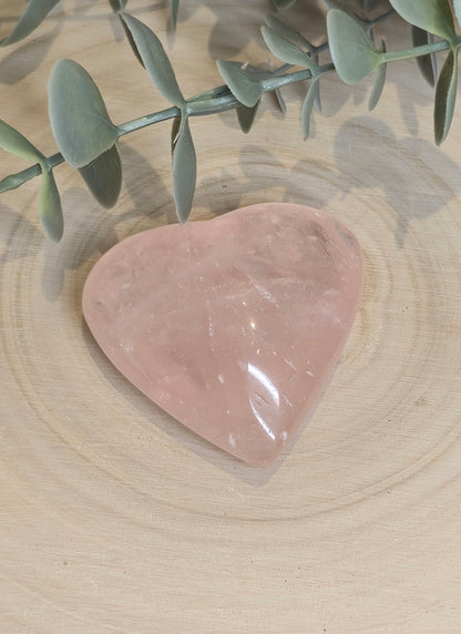 Coeur en Quartz rose