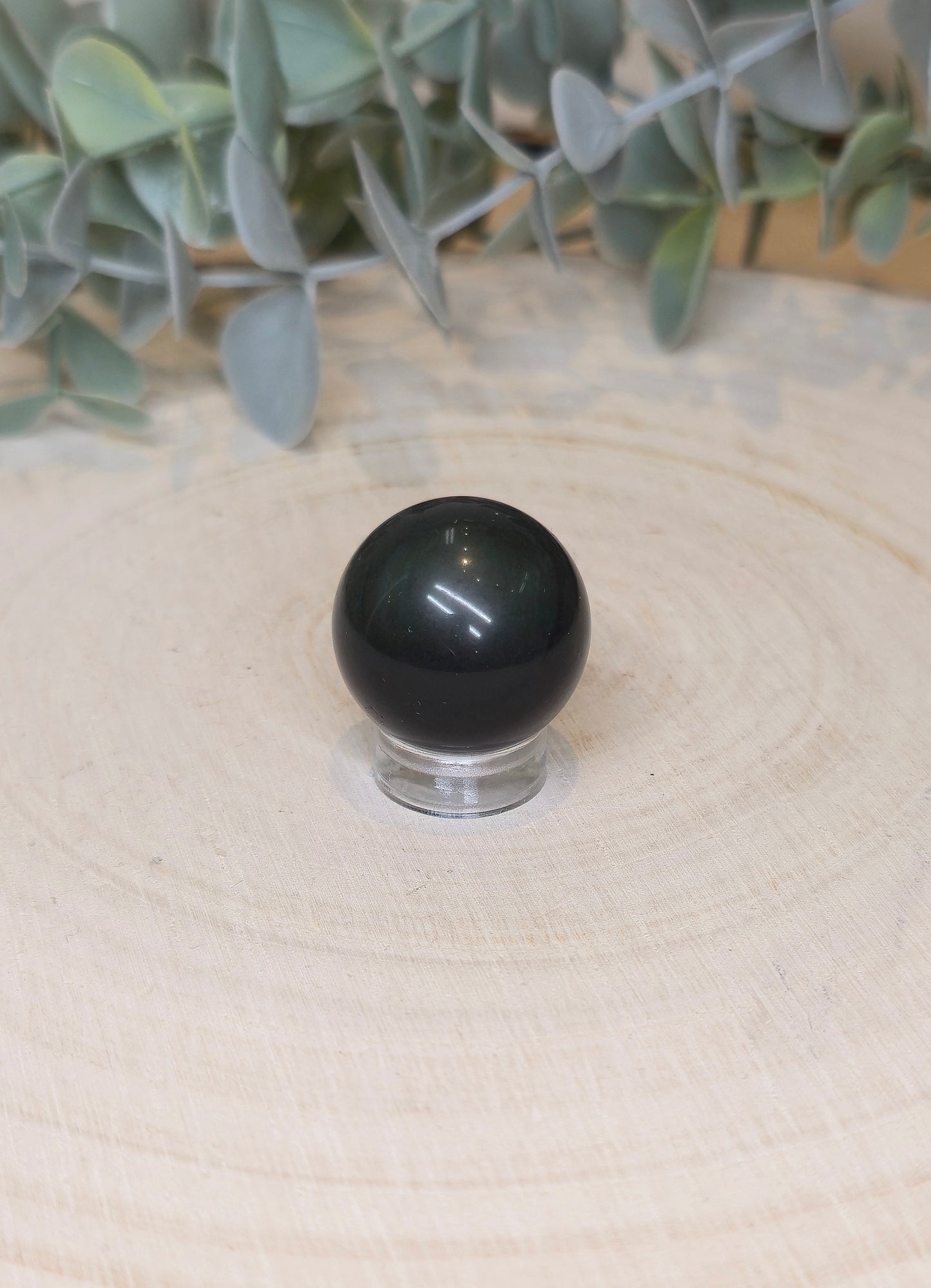 Sphère Obsidienne arc-en-ciel